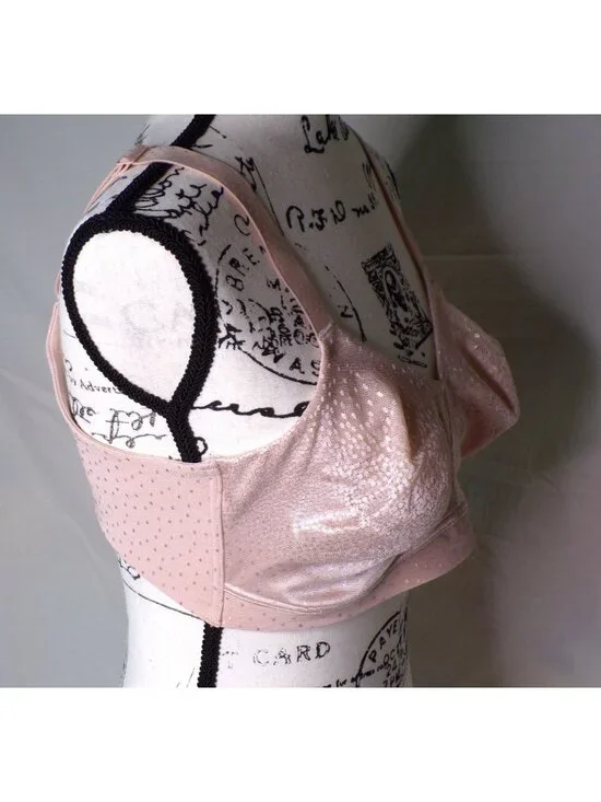 🆕WACOAL Back Appeal Wireless Seamless Unpadded Bra 36DD Beige #852303 - Picture 7 of 10